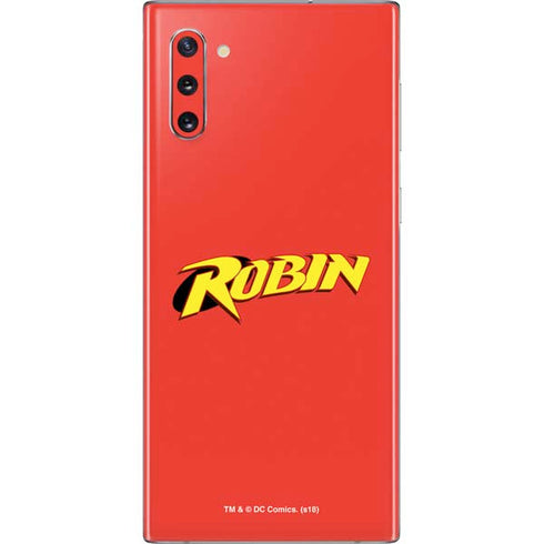 DC Comics Robin Official Logo Galaxy Note 10 Skin